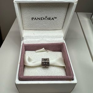 CROSS HEART & ANCHOR PANDORA CHARM